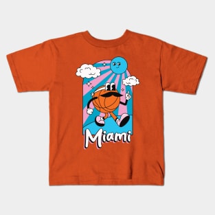 Miami basketball Kids T-Shirt